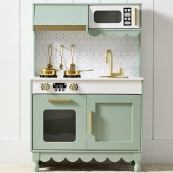 Best Choice Products Pretend Play Cottage Kitchen Wooden Toy Set